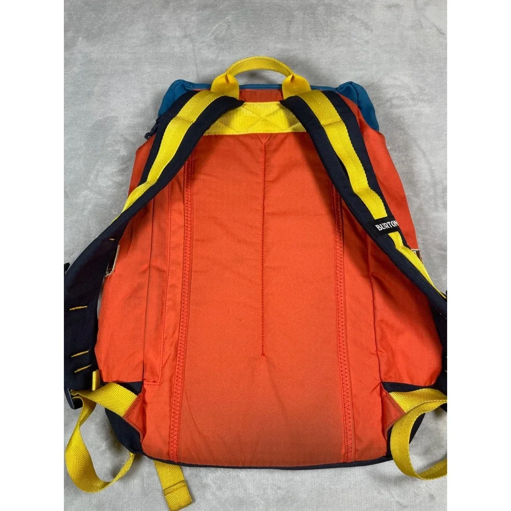 Burton Tinder Backpack 25L Orange Blue Yellow Rucksack Laptop Daypack Hiking